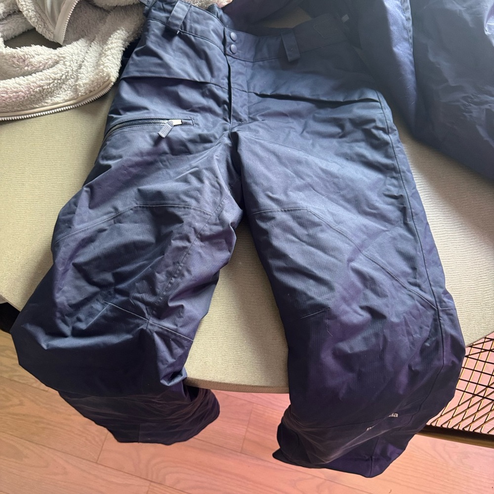 Kids navy snow pants Patagonia